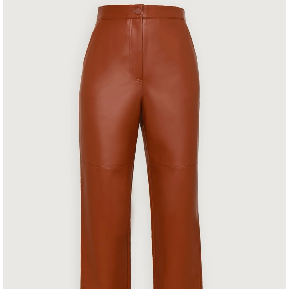 Oak & fort leather pants - size 2